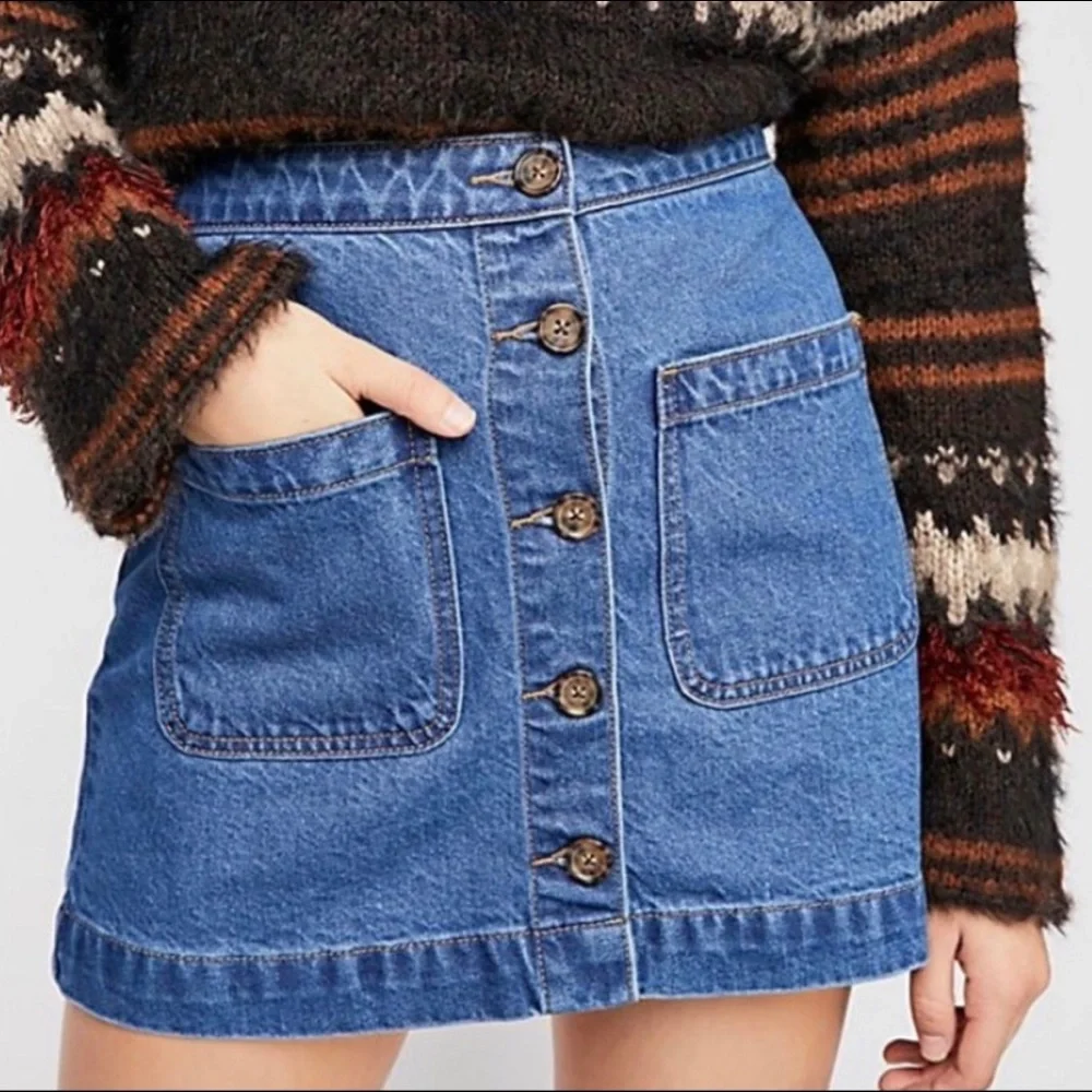 Free People Don’t Get Me Wrong Mini Skirt - Picture 4 of 7